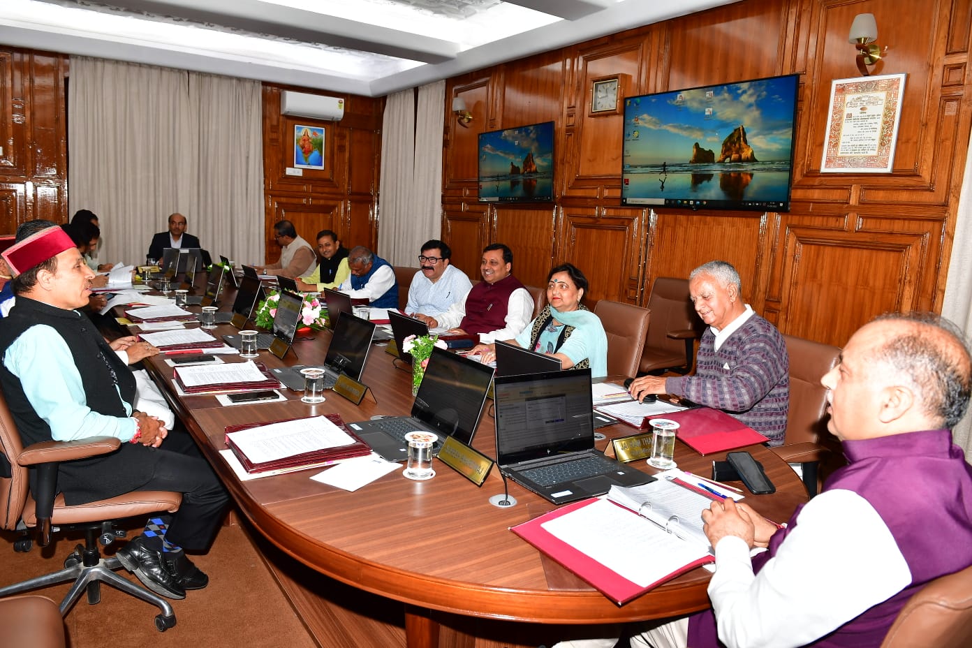 क्या रहे हिमाचल प्रदेश मंत्रिमण्डल के निर्णय