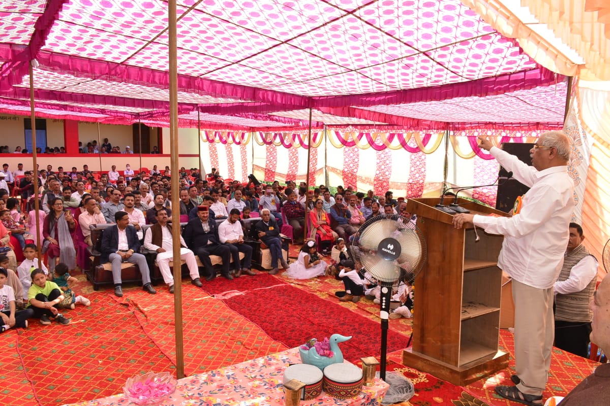 राज्यपाल ने सरस्वती विद्या मंदिर विद्यालय नेरवा के नव निर्मित भवन का लोकार्पण किया