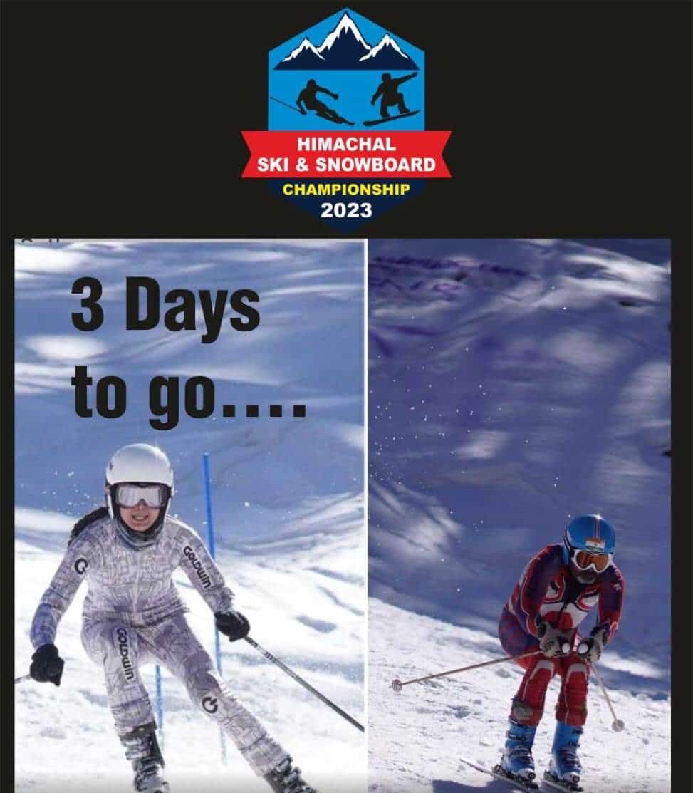हिमाचल स्की एंड स्नो बोर्ड चैम्पियनशिप 26 से 28 जनवरी को सोलंगनाला में होगी आयोजित